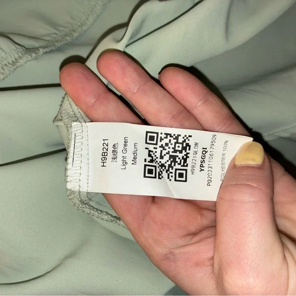 Spring Ruffle Layered V Neck Midi Dress Light Green - Picture 6 of 6